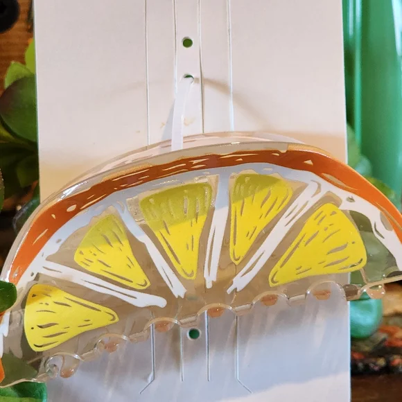 Claw Clip Citrus Hair Clip NWT - Picture 2 of 9